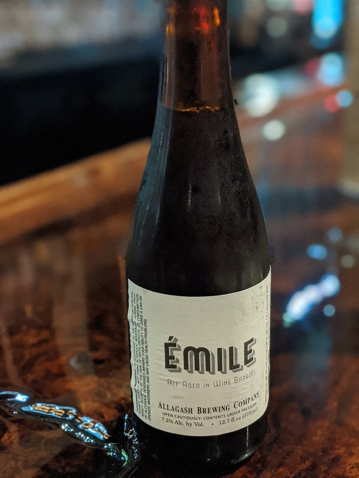 Allagash 2016 Emile Wild Ale 12.7oz bottle