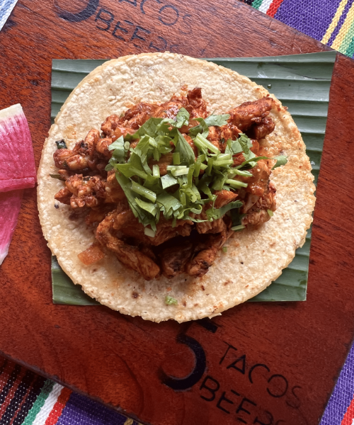 Pollo al chipotle Taco