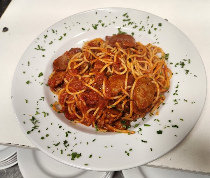 Spaghetti & Italian Sausage