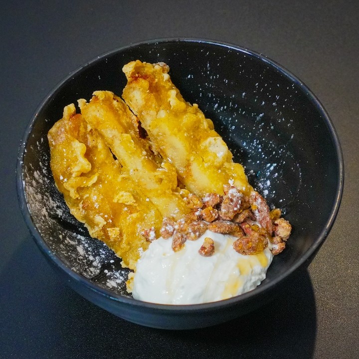 Fried Shokupan Pudding