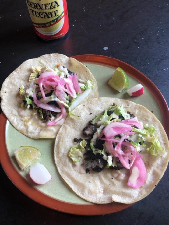 MUSHROOM ASADA TACO