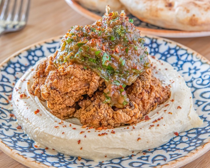 Fried Chicken Hummus