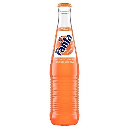 Glass Bottled Orange Fanta