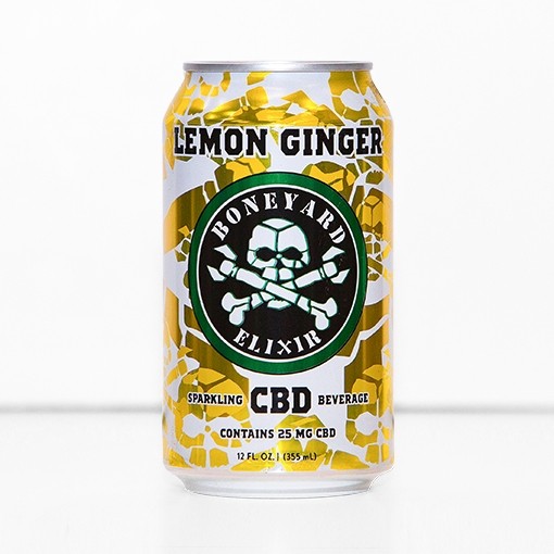 Bonyard Lemon Ginger CBD Soda