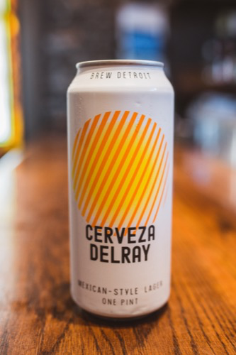 Brew Detroit Cerveza DelRay, 16oz