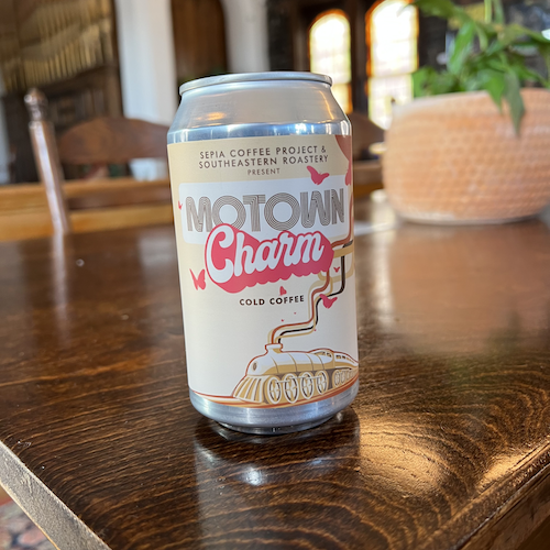 Cold Brew Can, Motown Charm, Sepia Coffee Project