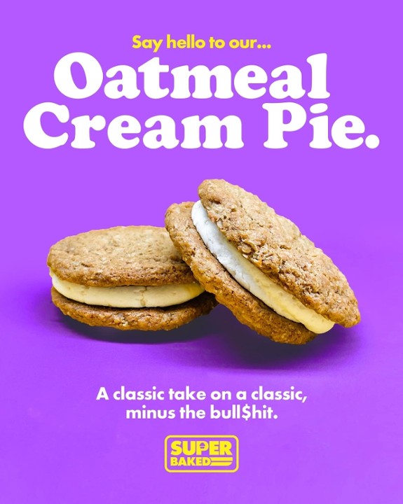 Vegan Oatmeal Cream Pie, Super Baked