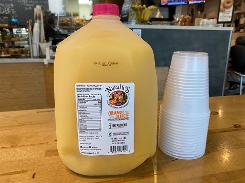Catering, Bev Orange Juice Gallon