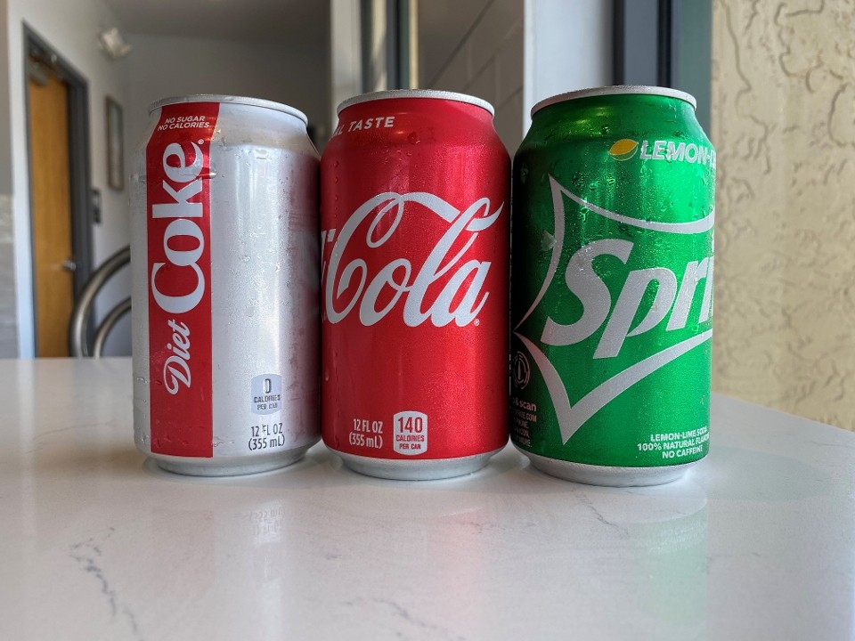 Catering, Retail Canned Soda