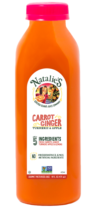 Natalies 16 oz. Carrot Ginger