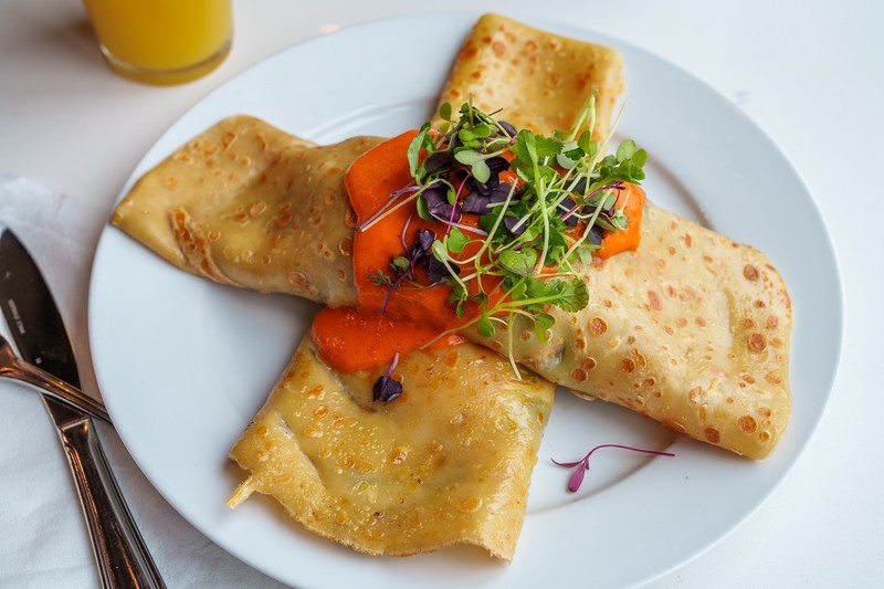 Grilled Chicken  Crepe