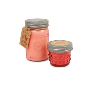 pink salted grapefruit candle