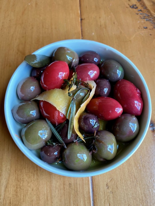 mixed olives