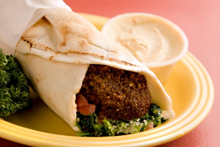 Falafel Deluxe Wrap