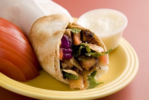 Chicken Fattoush Wrap