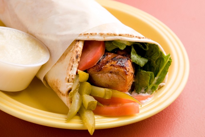 Chicken Kabob Wrap