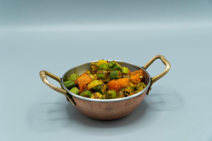 Bhindi Do Piaza (Vegan)