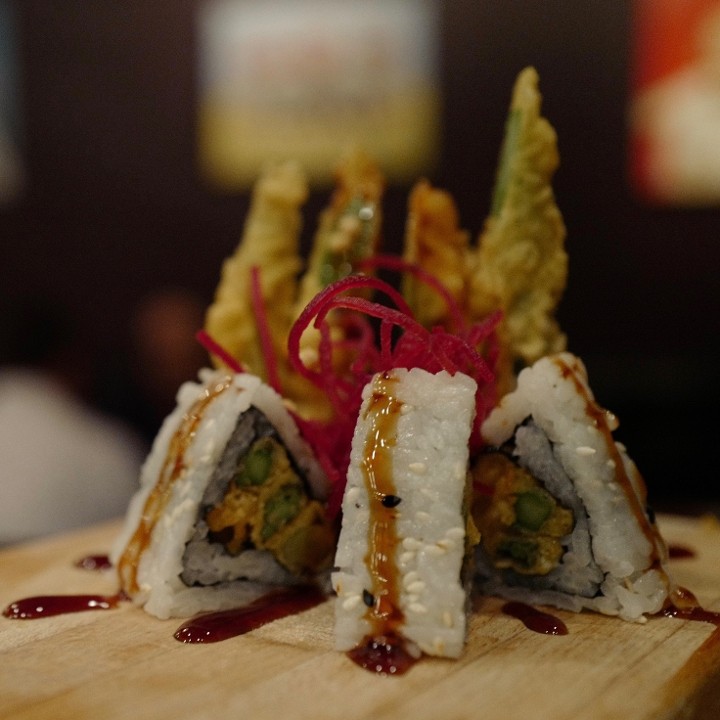 Aspagus Tempura maki