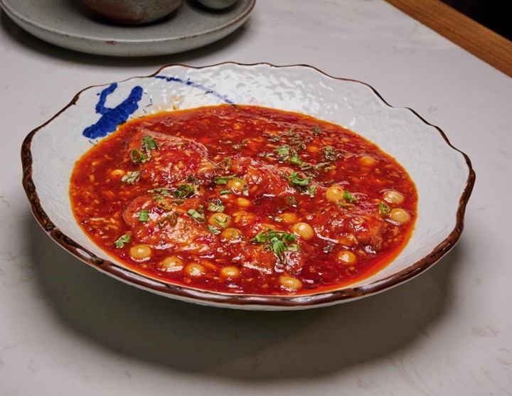 Spicy Braised Ribbonfish 酒香珍珠带鱼