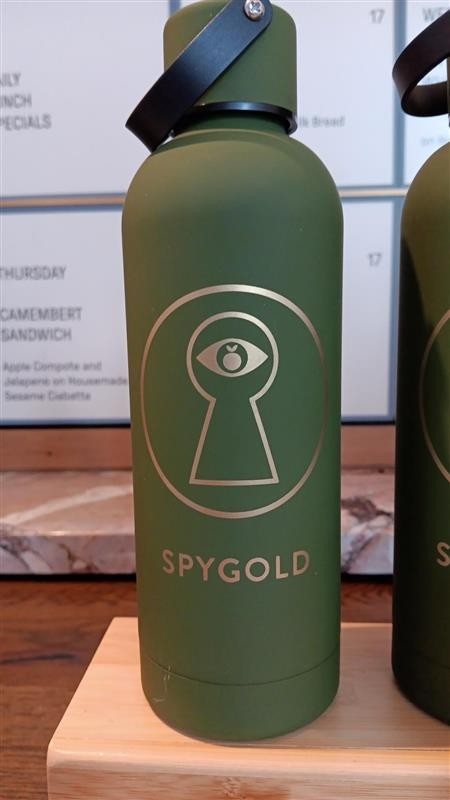 Spygold Logo | Reusable Water Bottle