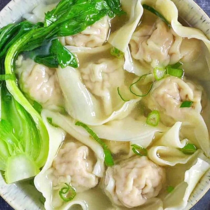 Pork Wonton Soup 鲜肉小混沌汤