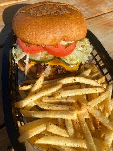 Vegan Smash Burger & Fries