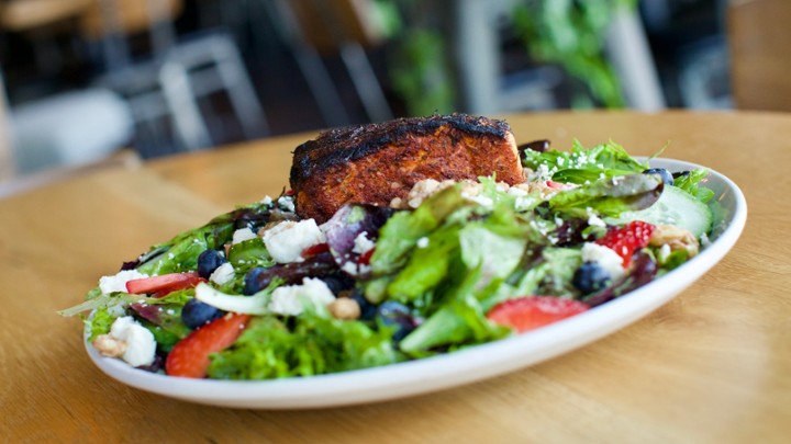 Blackened Salmon Salad