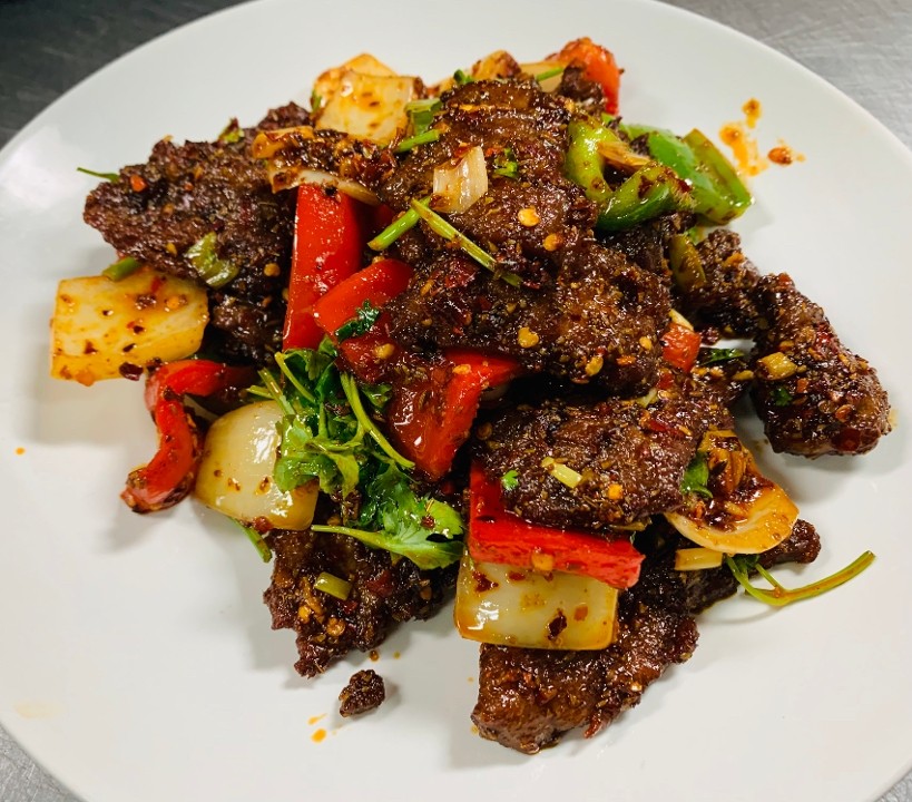 Beef with Spicy Cumin 孜然牛