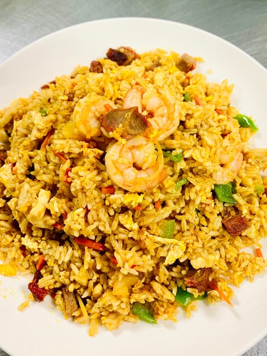 Singapore Spicy Curry Fried Rice 新洲炒饭