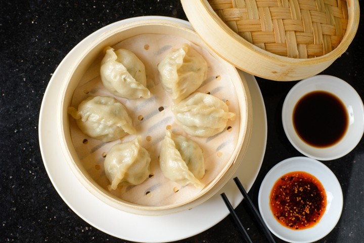 Steamed Pork Dumplings 6pcs 猪肉蒸饺