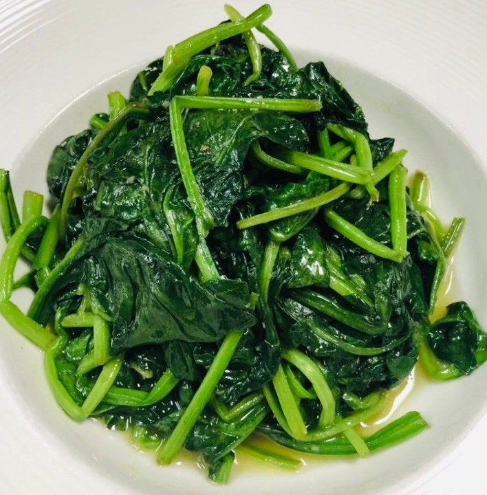 Sauteed Spinach with Garlic 蒜泥菠菜