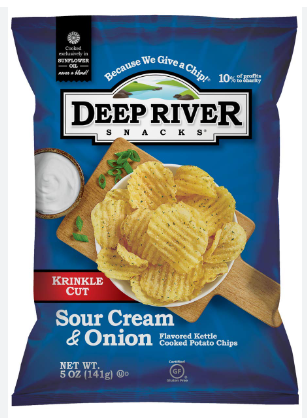 Deep River Sour Cream & Onion Chips