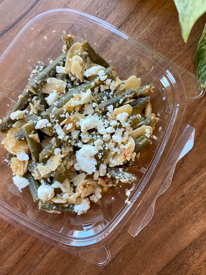 Green Bean Almond Feta Salad
