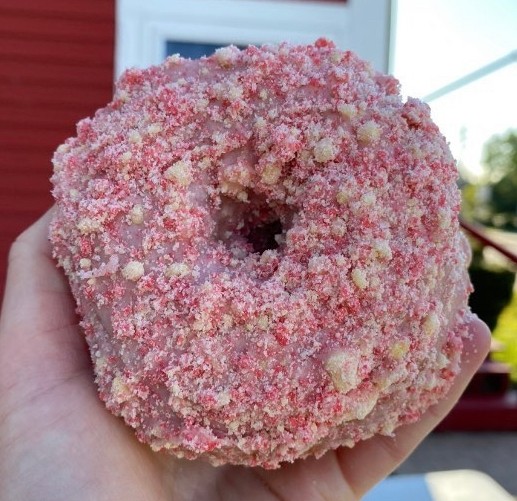 Strawberry Crunch Donut