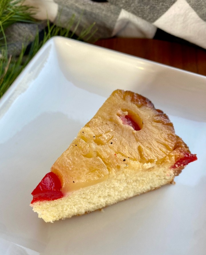 Pineapple Upside Down Cake Slice