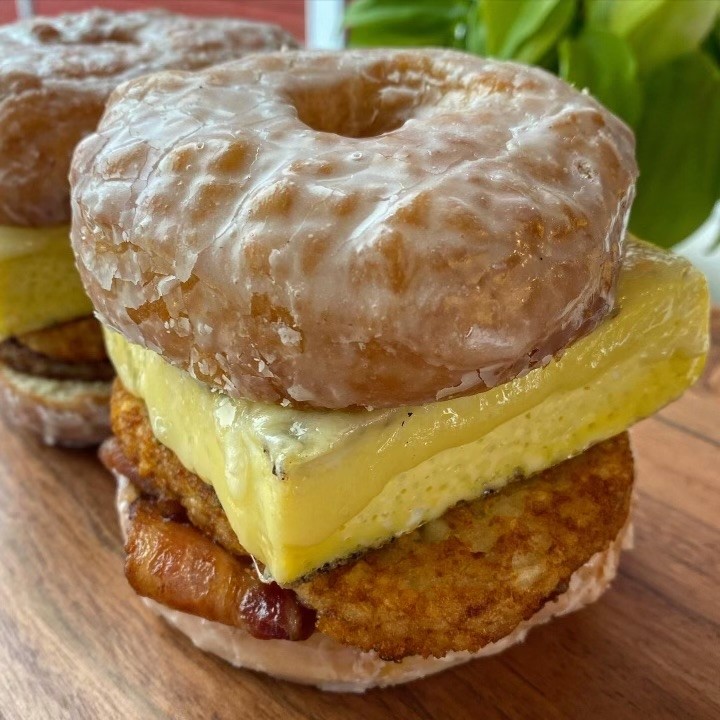 Deluxe Donut Breakfast Sandwich