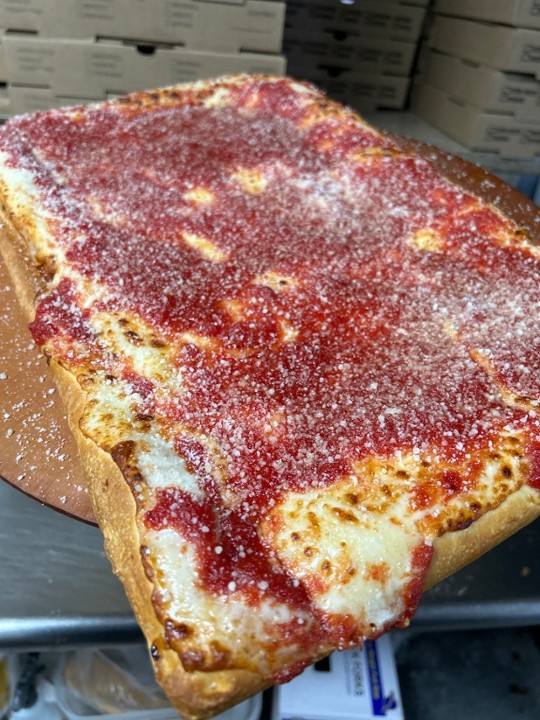 Upside Down Slice (mozzarella covered in sweet sauce)!