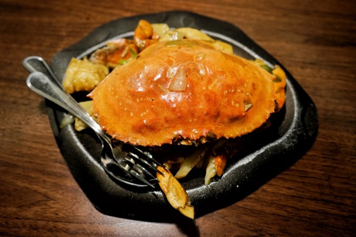 特价8折：吸指葱姜蟹（肉蟹 2 lb）Scallion and Garlic Crab 20%OFF