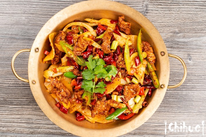 NEW:12%OFF干锅牛肉Spicy Fried Beef Dry Pot