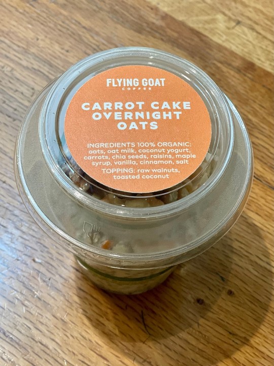 Carrot Cake Overnight Oats - ORGANIC