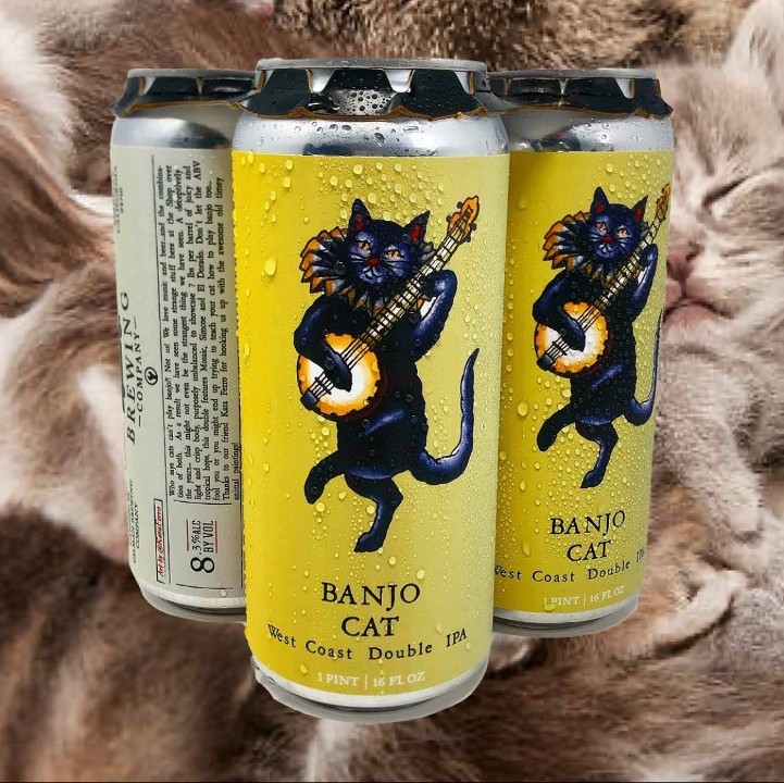4-Pack Banjo Cat West Coast DIPA