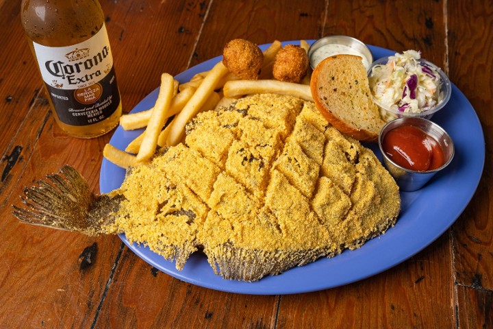 Flounder Whole Fried