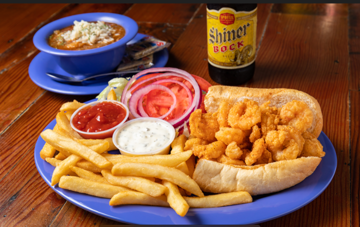 Po'Boy Combo Shrimp