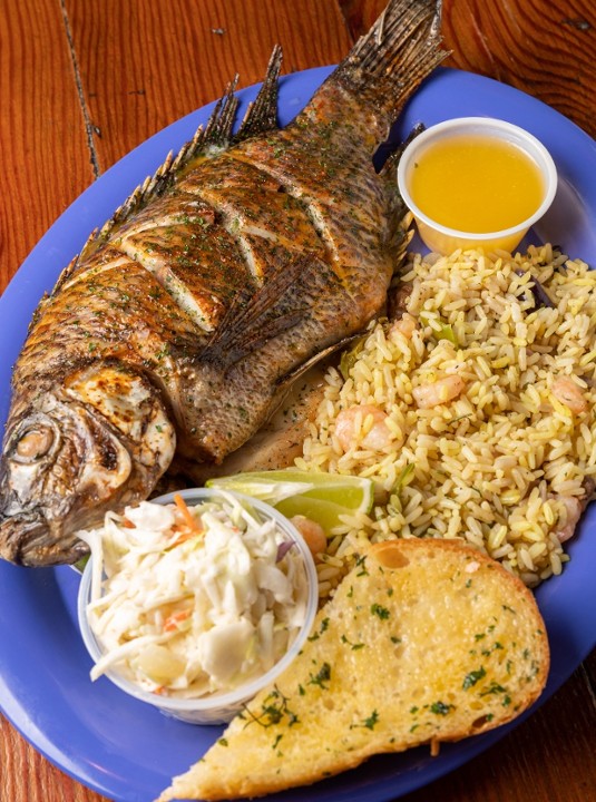 Whole Tilapia Broiled