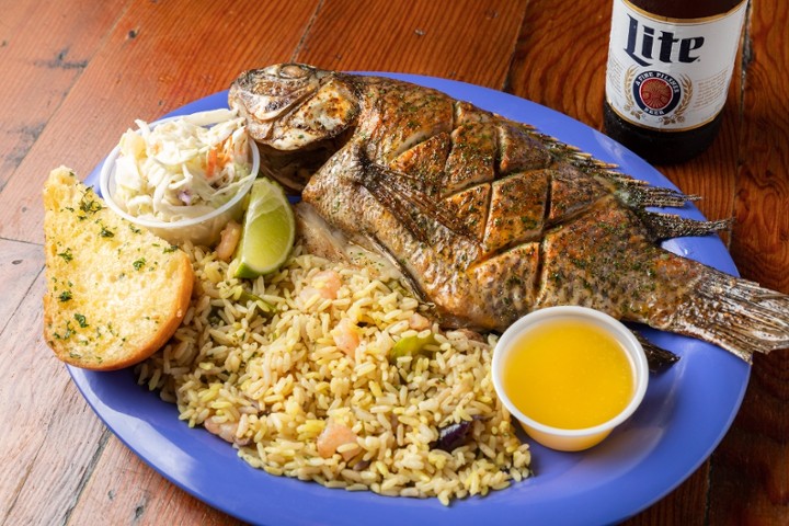 Whole Tilapia Broiled