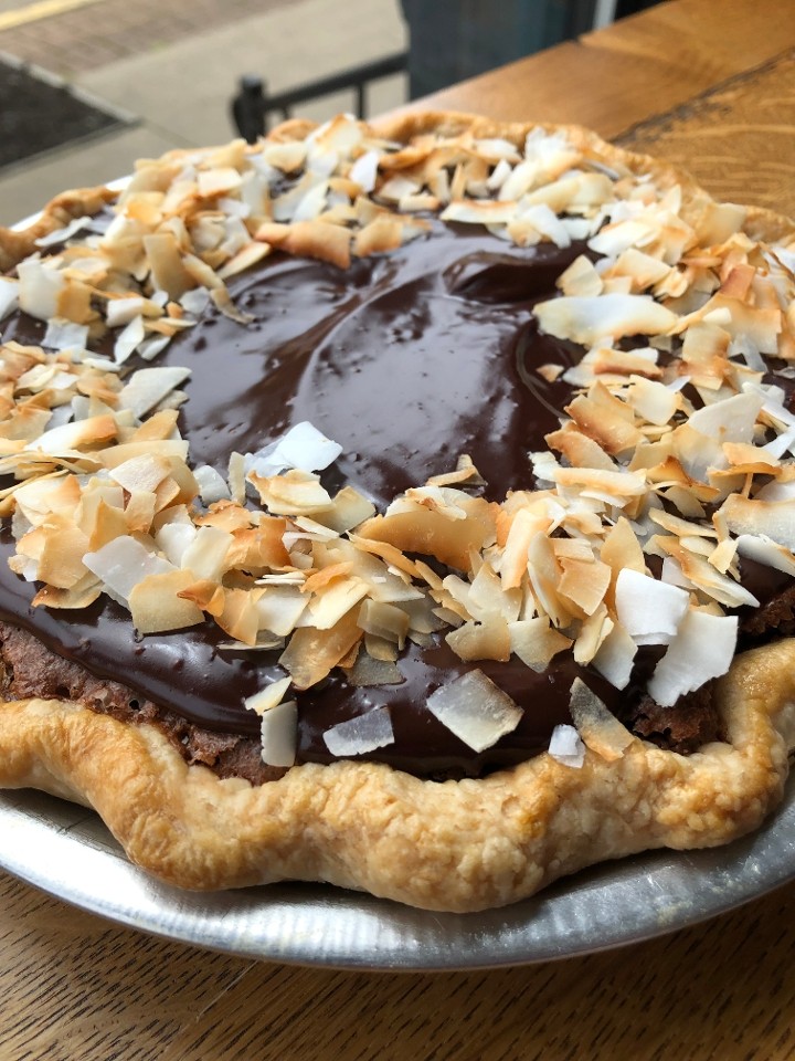Chocolate Coconut Pie Slice