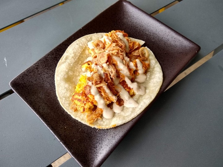 Chicken and the Egg Taco