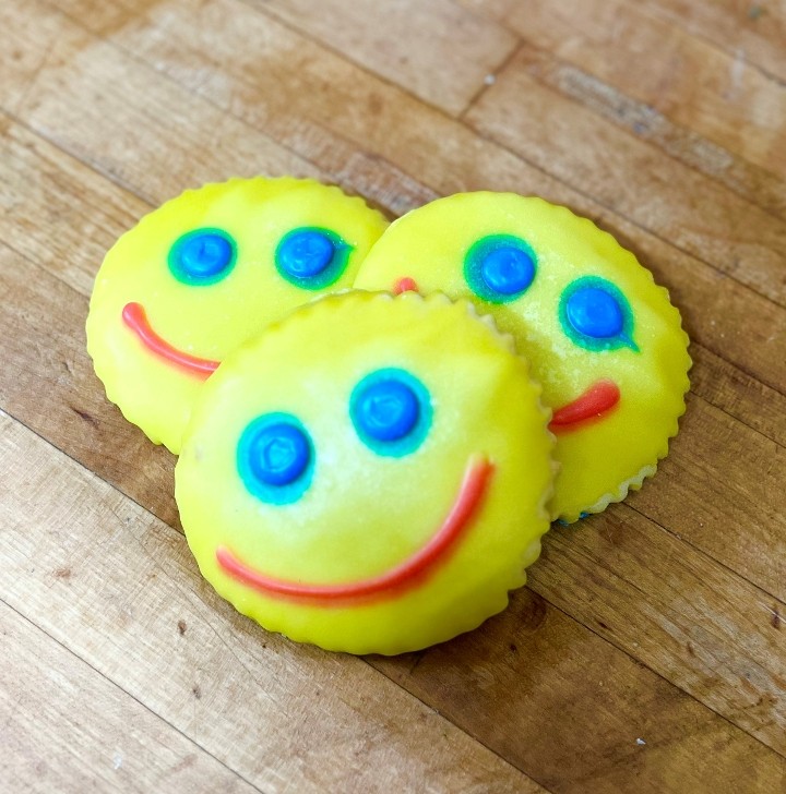 Iced Smiley Faced Cookie