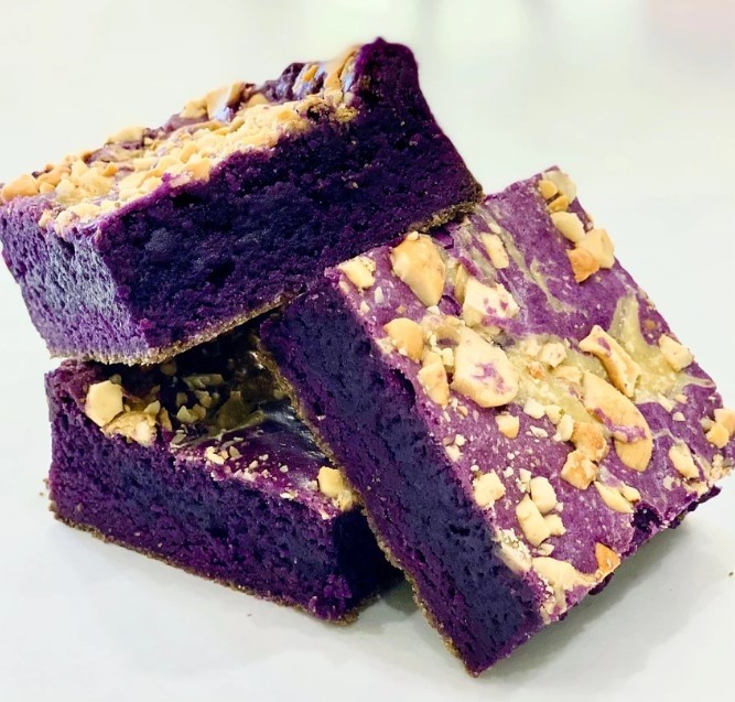 UBE Nut Brownie