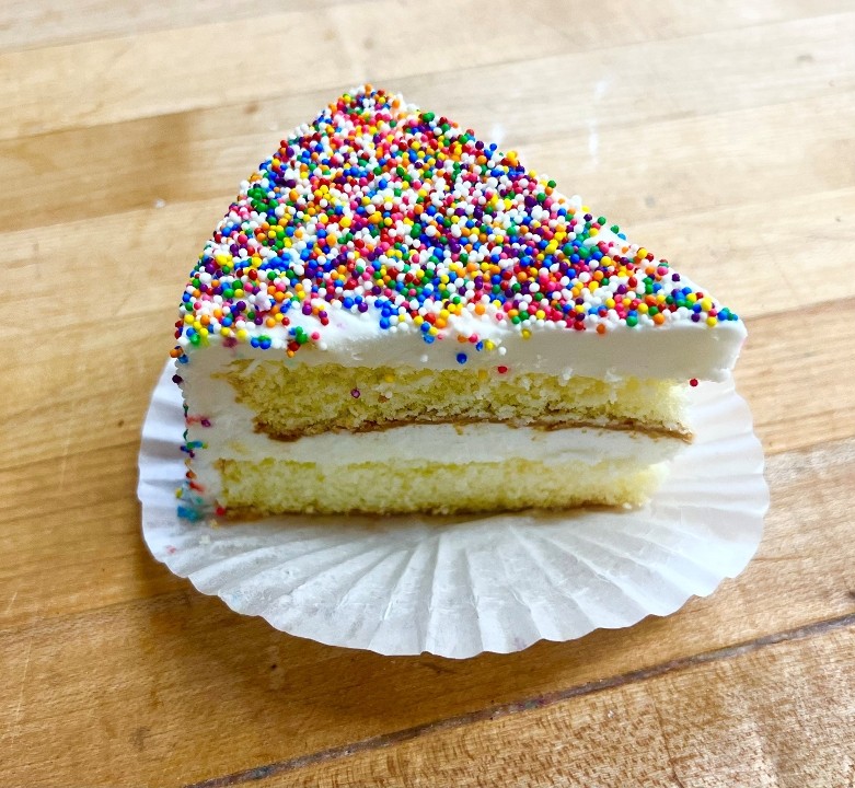 Slice Sprinkles Cake